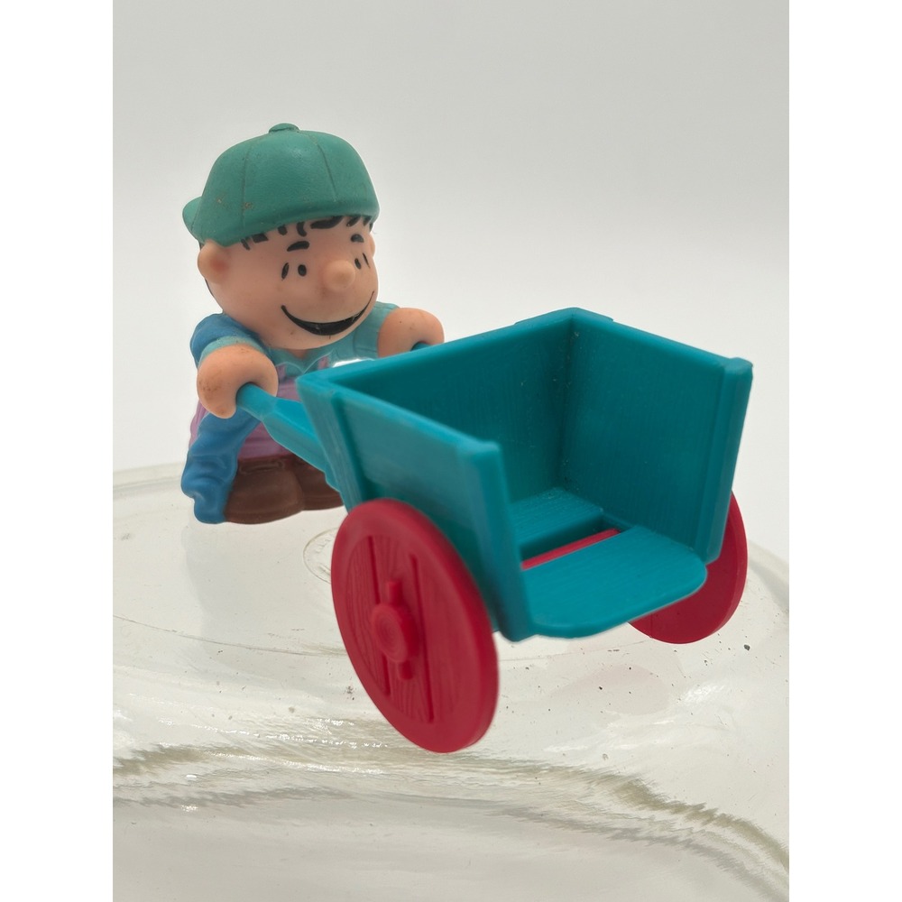 Vintage Peanuts Linus van Pelt great pumpkin Wheelbarrow United Feature